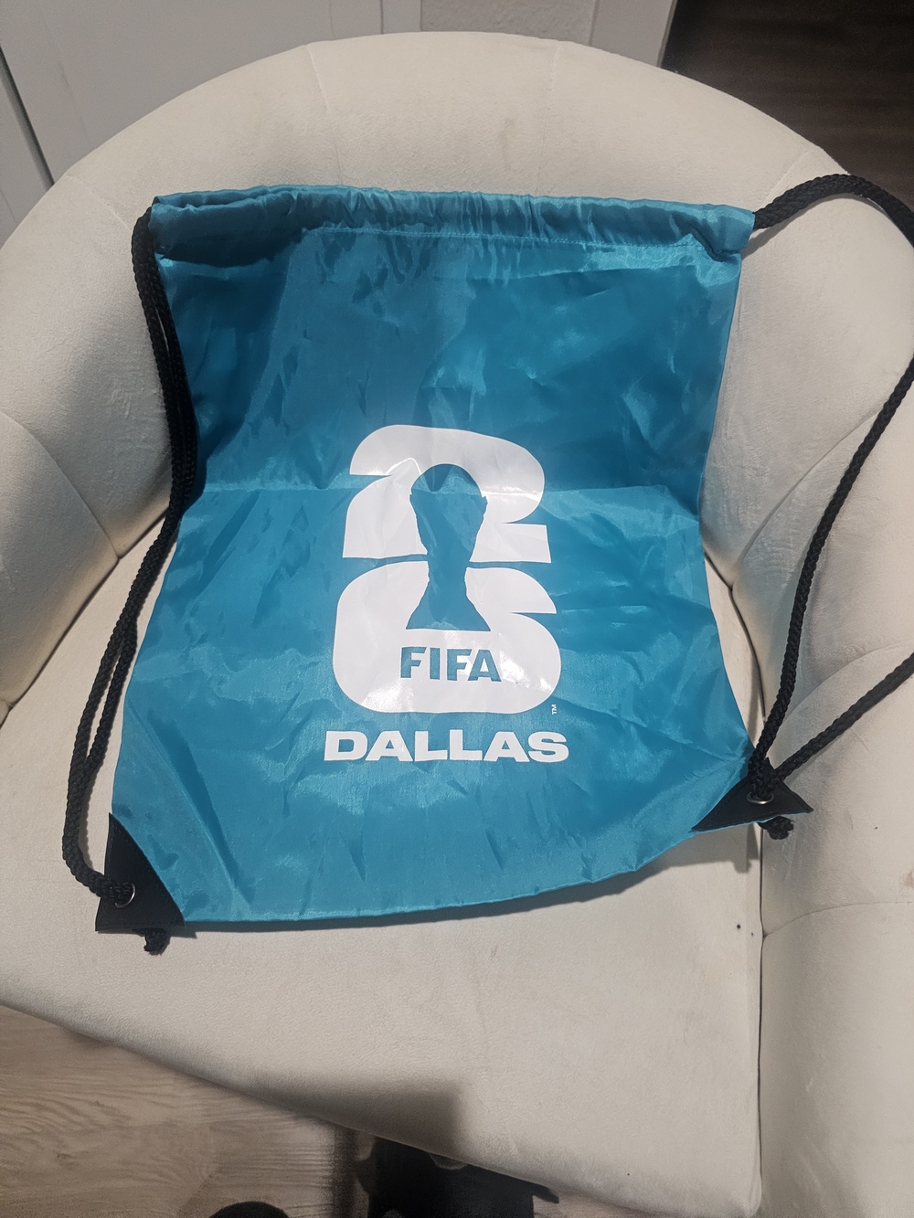 FIFA Dallas Teal Drawstring Backpack - Picture 2 of 4